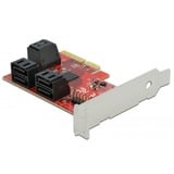 DeLOCK 89042 scheda di interfaccia e adattatore Interno SATA, Controllore PCIe, SATA, 6 Gbit/s, Windows 10, Windows 8.1
