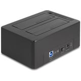 DeLOCK Docking station doppia per 2 x SATA HDD / SSD Nero