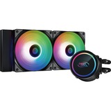 DeepCool GAMMAXX L240 A-RGB Processore Raffreddatore di liquidi tutto in uno 12 cm, Raffreddamento ad acqua Nero, Raffreddatore di liquidi tutto in uno, 12 cm