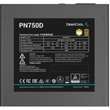 DeepCool PN750D, Alimentatore PC Nero