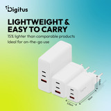 Digitus Caricatore USB GaN 67W, 2x USB-C, 1x USB-A, Caricabatterie 