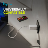 Digitus Caricatore USB GaN 67W, 2x USB-C, 1x USB-A, Caricabatterie 
