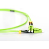 Digitus Cavo patch in fibra ottica, duplex, connettore LC > LC, multimode OM5 verde chiaro