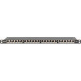 Digitus DN-91624S-SL-SH, Patch Panel Nero