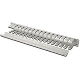 Digitus Pannello passacavi con copertura rimovibile per armadi da 483 mm (19"), 1HE, Instradamento dei cavi grigio, 1HE, Grigio, Cina, 490 mm, 80 mm, 1960 cm³, 753,125 g