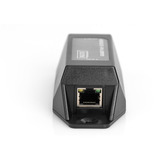 Digitus Ripetitore Gigabit Ethernet PoE+, 802.3at 22 W, Ripetitore PoE Nero