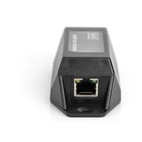 Digitus Ripetitore Gigabit Ethernet PoE+, 802.3at 22 W, Ripetitore PoE Nero