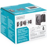 Digitus Supporto a parete universale regolabile Nero, 360°, Parete, 800 g, 80 mm, 125 mm, 120 mm