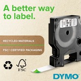 Dymo Nylon Flessibile IND, Nastro di scrittura Nero su giallo, Multicolore, Nylon, -10 - 80 °C, UL 969, DYMO