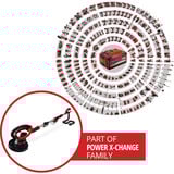 EINHELL Levigatrice professionale a batteria per cartongesso TP-DW 18/225 Li - Solo, 18Volt, Levigatrice per cartongesso rosso/Nero