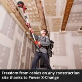 EINHELL Levigatrice professionale a batteria per cartongesso TP-DW 18/225 Li - Solo, 18Volt, Levigatrice per cartongesso rosso/Nero