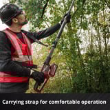 EINHELL Potatore professionale a batteria GP-LC 18/20 Li T BL-Solo, 18Volt rosso/Nero