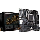 GIGABYTE B650M S2H Scheda madre - AMD Ryzen serie 9000, VRM a 5+2+2 fasi, fino a 6400 MHz DDR5 (OC), 1xPCIe 4.0 M.2, LAN GbE, USB 3.2 Gen 1 Nero/grigio, VRM a 5+2+2 fasi, fino a 6400 MHz DDR5 (OC), 1xPCIe 4.0 M.2, LAN GbE, USB 3.2 Gen 1, AMD, Socket AM5, AMD Ryzen 7000 Series, AMD Ryzen 8000 Series, AMD Ryzen 9000 Series, Socket AM5, DDR5-SDRAM, 128 GB