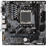 GIGABYTE B650M S2H Scheda madre - AMD Ryzen serie 9000, VRM a 5+2+2 fasi, fino a 6400 MHz DDR5 (OC), 1xPCIe 4.0 M.2, LAN GbE, USB 3.2 Gen 1 Nero/grigio, VRM a 5+2+2 fasi, fino a 6400 MHz DDR5 (OC), 1xPCIe 4.0 M.2, LAN GbE, USB 3.2 Gen 1, AMD, Socket AM5, AMD Ryzen 7000 Series, AMD Ryzen 8000 Series, AMD Ryzen 9000 Series, Socket AM5, DDR5-SDRAM, 128 GB
