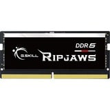 G.Skill Ripjaws F5-4800S3838A32GX1-RS memoria 32 GB 1 x 32 GB DDR5 4800 MHz Nero, 32 GB, 1 x 32 GB, DDR5, 4800 MHz, 262-pin SO-DIMM