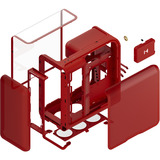 HYTE CS-HYTE-X50G-RR, Chassis Tower rosso