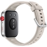 Huawei WATCH Fit 3, Display AMOLED da 1.82", Design ultra sottile, Monitoraggio completo del fitness, Monitoraggio salute 24h, Compatibilità con iOS e Android, Durata della batteria fino a 10 giorni, Chiamate Bluetooth, White Fluoroelastomero, Smartwatch bianco