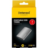 Intenso SSD esterna TX800 1 TB, Disco a stato solido antracite