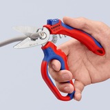 KNIPEX 95 05 20 SB, Forbici rosso/Blu