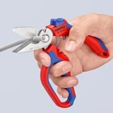 KNIPEX Forbici angolate per elettricista rosso/Blu