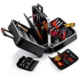 KNIPEX Valigetta per attrezzi "BIG Twin Move" Elektro, 63 pezzi, Set di strumenti Nero