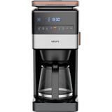 Krups Grind Aroma XL KM8428 con macinino, Macchina fa filtro Nero/in acciaio inox