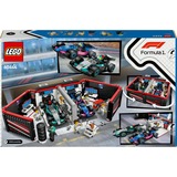 LEGO City 60444 Garage con Monoposto Mercedes-AMG e Alpine F1, Auto da Corsa Giocattolo con 6 Minifigure, Regalo Bambini 7+, Giochi di costruzione Auto da Corsa Giocattolo con 6 Minifigure, Regalo Bambini 7+, Set da costruzione, 7 anno/i, Plastica, 678 pz, 1,31 kg
