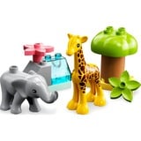 LEGO DUPLO Animali dell’Africa Set da costruzione, 2 anno/i, Plastica, 10 pz, 223 g