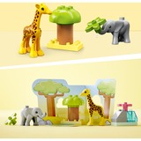 LEGO DUPLO Animali dell’Africa Set da costruzione, 2 anno/i, Plastica, 10 pz, 223 g