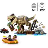LEGO Jurassic World 76975 Fuga sul Fiume dal T. Rex, Giocattolo con Dinosauro, Barca, ATV, 2 Minifigure, Regalo per Bambini5+, Giochi di costruzione Giocattolo con Dinosauro, Barca, ATV, 2 Minifigure, Regalo per Bambini5+, Set da costruzione, 5 anno/i, Plastica, 199 pz, 505 g