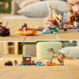 LEGO Jurassic World 76975 Fuga sul Fiume dal T. Rex, Giocattolo con Dinosauro, Barca, ATV, 2 Minifigure, Regalo per Bambini5+, Giochi di costruzione Giocattolo con Dinosauro, Barca, ATV, 2 Minifigure, Regalo per Bambini5+, Set da costruzione, 5 anno/i, Plastica, 199 pz, 505 g