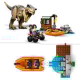LEGO Jurassic World Fuga sul fiume dal T. rex, Giochi di costruzione Set da costruzione, 5 anno/i, Plastica, 199 pz, 505 g