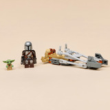 LEGO Star Wars Il Mandaloriano e Grogu sulla loro Speeder Bike, Giochi di costruzione 