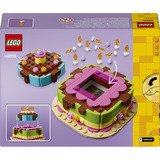 LEGO Torta di compleanno, Giochi di costruzione Giocattolo con 10 Candeline, Glassa, Fiori Colorati, Regalo per Bambini da 7 Anni, Set da costruzione, 7 anno/i, Plastica, 219 pz, 237 g