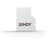Lindy 40479 clip sicura Bloccaporte Bianco Acrilonitrile butadiene stirene (ABS), Castello bianco, Bloccaporte, Bianco, Acrilonitrile butadiene stirene (ABS), 13 g