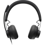 Logitech Zone Wired MS Teams, Headset grigio/Nero