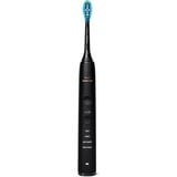 Philips Sonicare DiamondClean 9000 Spazzolini Elettrici Sonici con App, confezione da 1 spazzolino bianco e 1 spazzolino nero HX9914/57, Spazzolino da denti elettrico multi colorata, confezione da 1 spazzolino bianco e 1 spazzolino nero HX9914/57, Adulto, Spazzolino elettrico sonico, Cura quotidiana, Pulito profondo, Cura gum, Sbiancante, Nero, Bianco, CA/Batteria, Batteria integrata