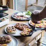 Rommelsbacher Pizza Raclette RCP 1800 Nero/in acciaio inox