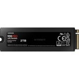 Samsung 990 PRO NVMe con Dissipatore di calore, SSD interno, Disco a stato solido SSD interno, 2 TB, M.2, 7450 MB/s
