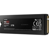 Samsung 990 PRO NVMe con Dissipatore di calore, SSD interno, Disco a stato solido SSD interno, 2 TB, M.2, 7450 MB/s