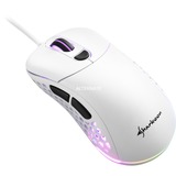 Sharkoon Light² 200 mouse Ambidestro USB tipo A Ottico 16000 DPI bianco, Ambidestro, Ottico, USB tipo A, 16000 DPI, Bianco