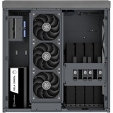 SilverStone SST-CW04TB Crown 04, Case HTPC grigio scuro