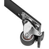 SilverStone Set di 2 ruote girevoli a 360° collegate SST-RAC-SRW-002, Enclosure per rack Nero