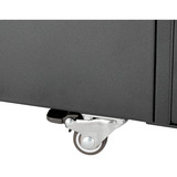SilverStone Set di 2 ruote girevoli a 360° collegate SST-RAC-SRW-002, Enclosure per rack Nero