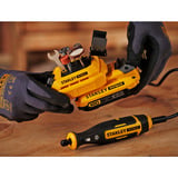 Stanley Mini smerigliatrice/incisore a batteria, 18 Volt, Strumento multi funzione Nero/Giallo