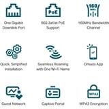 TP-Link EAP650-Wall, Punto di accesso bianco