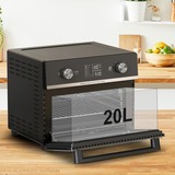 Tefal Easy Fry FW605810 friggitrice Singolo 20 L Indipendente Friggitrice ad aria calda Nero, Mini forno Nero/Argento, Friggitrice ad aria calda, 20 L, 1,5 kg, 6 persona(e), Singolo, Nero