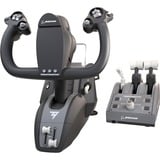 Thrustmaster TCA Yoke Pack Boeing Edition Nero, Grigio USB Fight-stick PC, Xbox, Xbox One, Xbox One S, Xbox One X, Xbox Series S, Xbox Series X, set Nero/grigio, Fight-stick, PC, Xbox, Xbox One, Xbox One S, Xbox One X, Xbox Series S, Xbox Series X, Cablato, USB, Nero, Grigio, Cavo