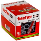 fischer DUOPOWER 14x70 grigio chiaro/Rosso