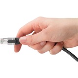 goobay Cavo Ethernet USB-A 3.2 Gen1 connettore > connettore RJ-45 Nero/Argento
